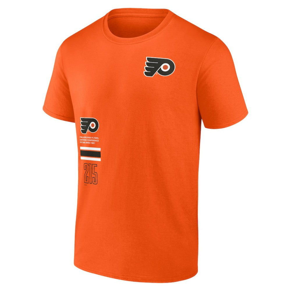 NHL Orange Philadelphia Flyers Fanatics Represent T-Shirt