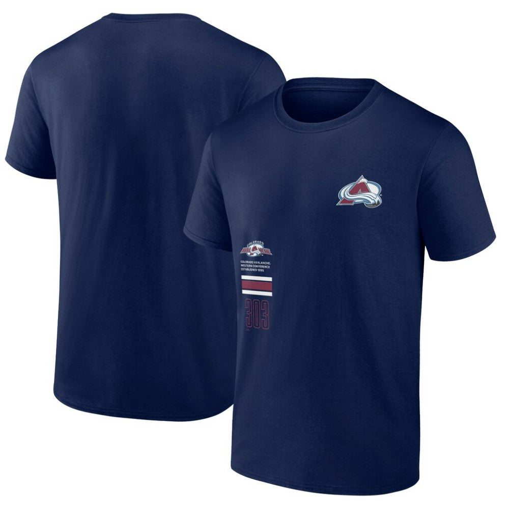 NHL Navy Colorado Avalanche Fanatics Represent T-Shirt
