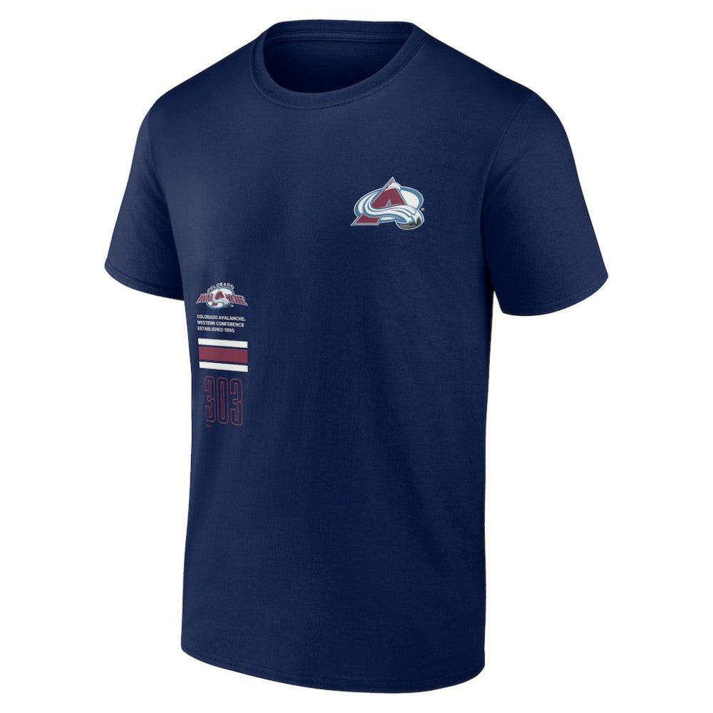 NHL Navy Colorado Avalanche Fanatics Represent T-Shirt
