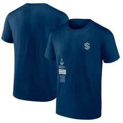 NHL Deep Sea Blue Seattle Kraken Fanatics Represent T-Shirt