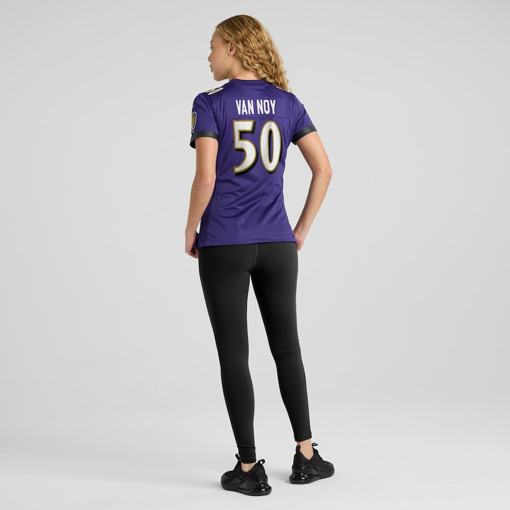 Kyle Van Noy  Women's Game Jersey - Baltimore Ravens