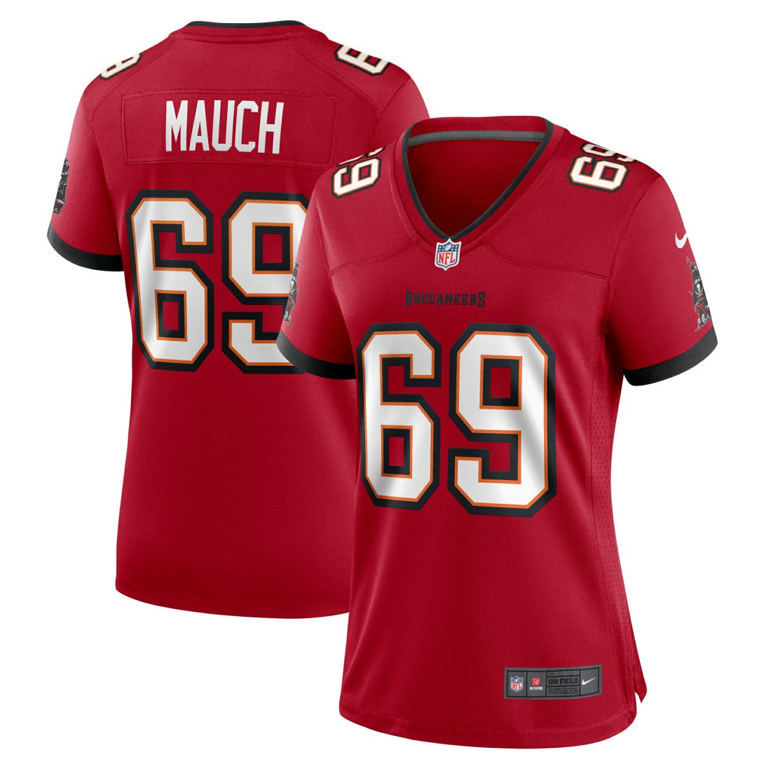 Cody Mauch  Women's Game Jersey - Tampa Bay Buccaneers