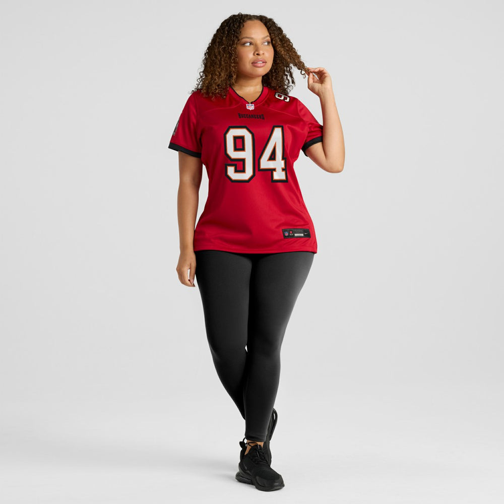 Calijah Kancey  Women's Game Jersey - Tampa Bay Buccaneers