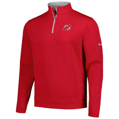 NHL Red New Jersey Devils Columbia Wickham Hills Omni-Wick Quarter-Zip Jacket