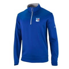 NHL Blue New York Rangers Columbia Wickham Hills Omni-Wick Quarter-Zip Jacket