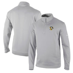 NHL Gray Pittsburgh Penguins Columbia Wickham Hills Omni-Wick Quarter-Zip Jacket