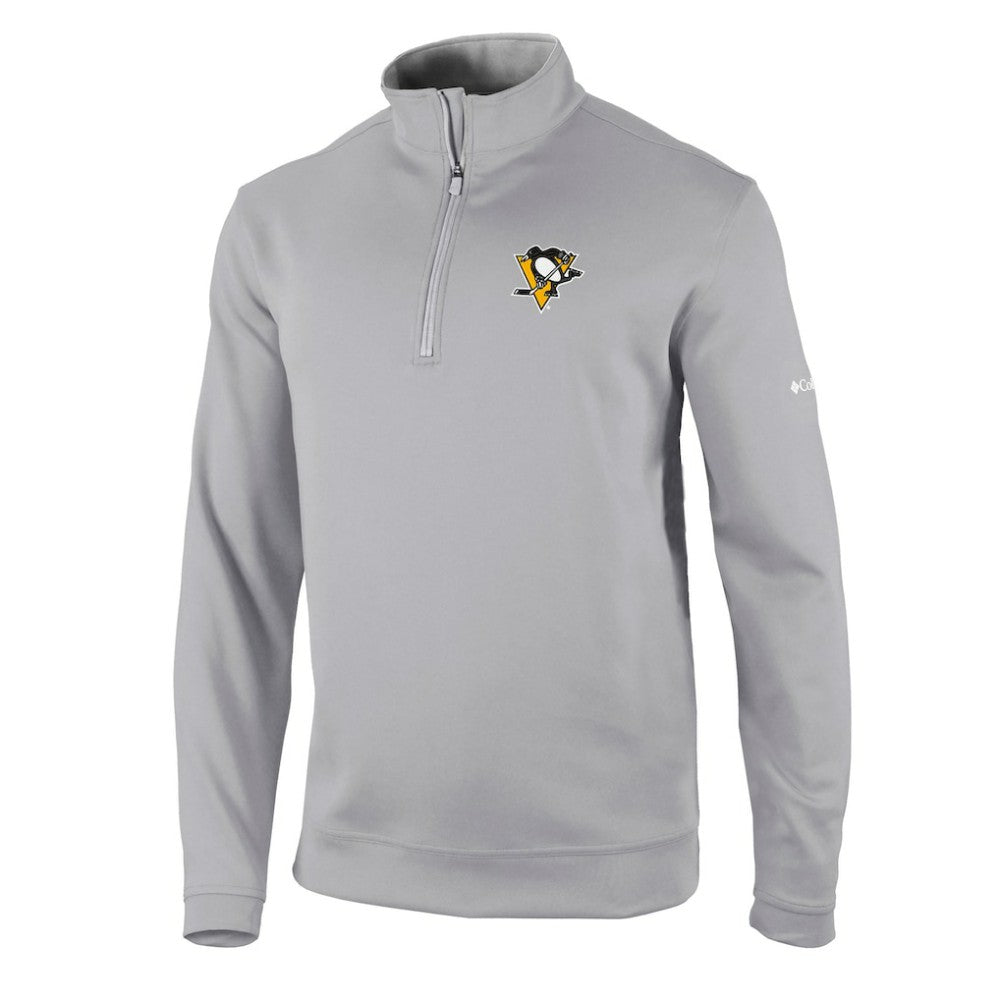 NHL Gray Pittsburgh Penguins Columbia Wickham Hills Omni-Wick Quarter-Zip Jacket
