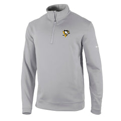 NHL Gray Pittsburgh Penguins Columbia Wickham Hills Omni-Wick Quarter-Zip Jacket