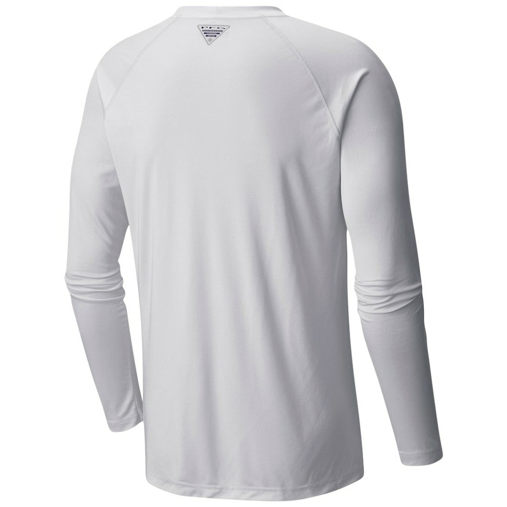 NHL White Seattle Kraken Columbia Terminal Tackle Omni-Shade Raglan Long Sleeve T-Shirt