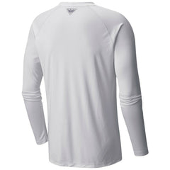 NHL White Seattle Kraken Columbia Terminal Tackle Omni-Shade Raglan Long Sleeve T-Shirt