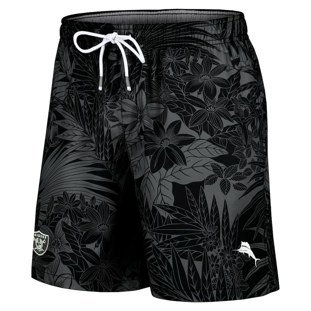 Santiago Palms Board Shorts - Las Vegas Raiders