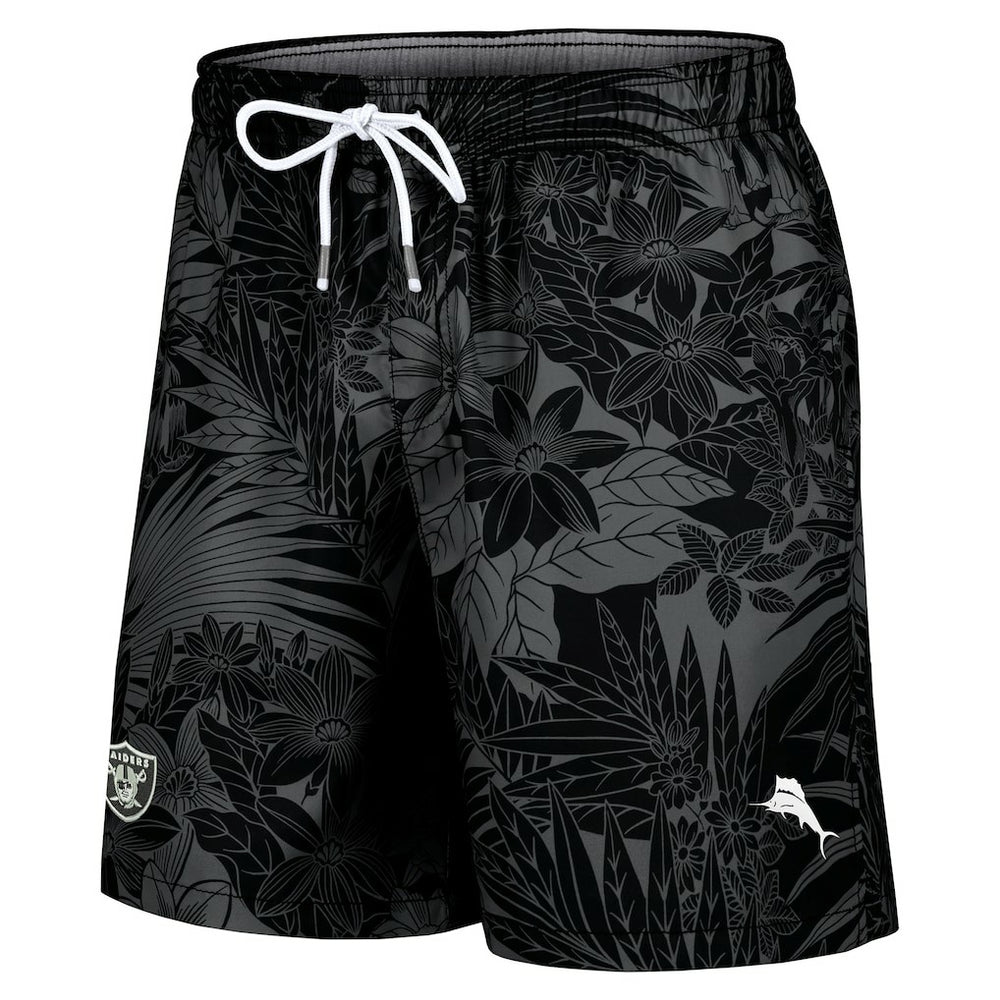 Santiago Palms Board Shorts - Las Vegas Raiders