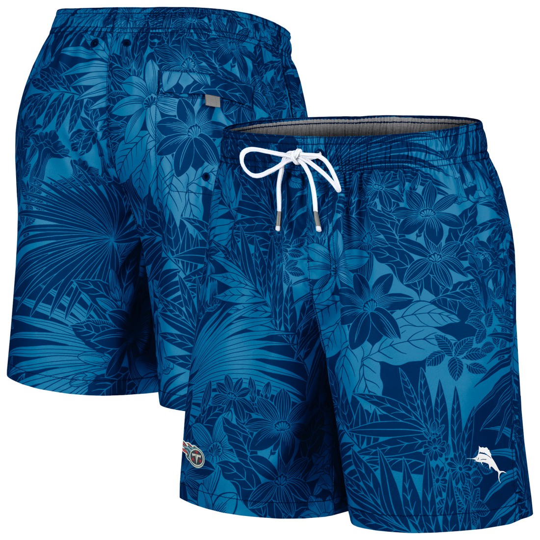 Santiago Palms Board Shorts - Tennessee Titans