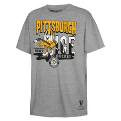NHL Gray Pittsburgh Penguins Mitchell & Ness Youth Ice Hockey T-Shirt
