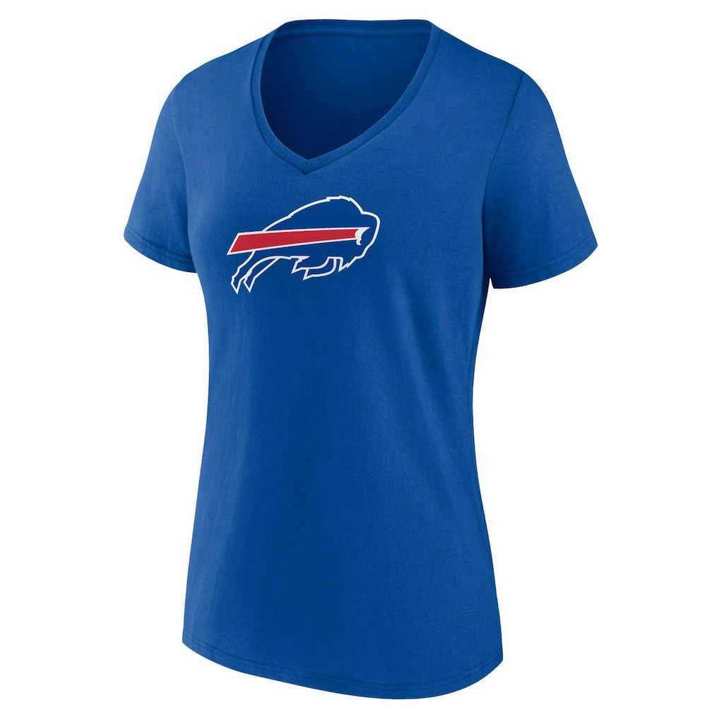 Women's Plus Size Mother's Day #1 Mom V-Neck T-Shirt - Buffalo Bills