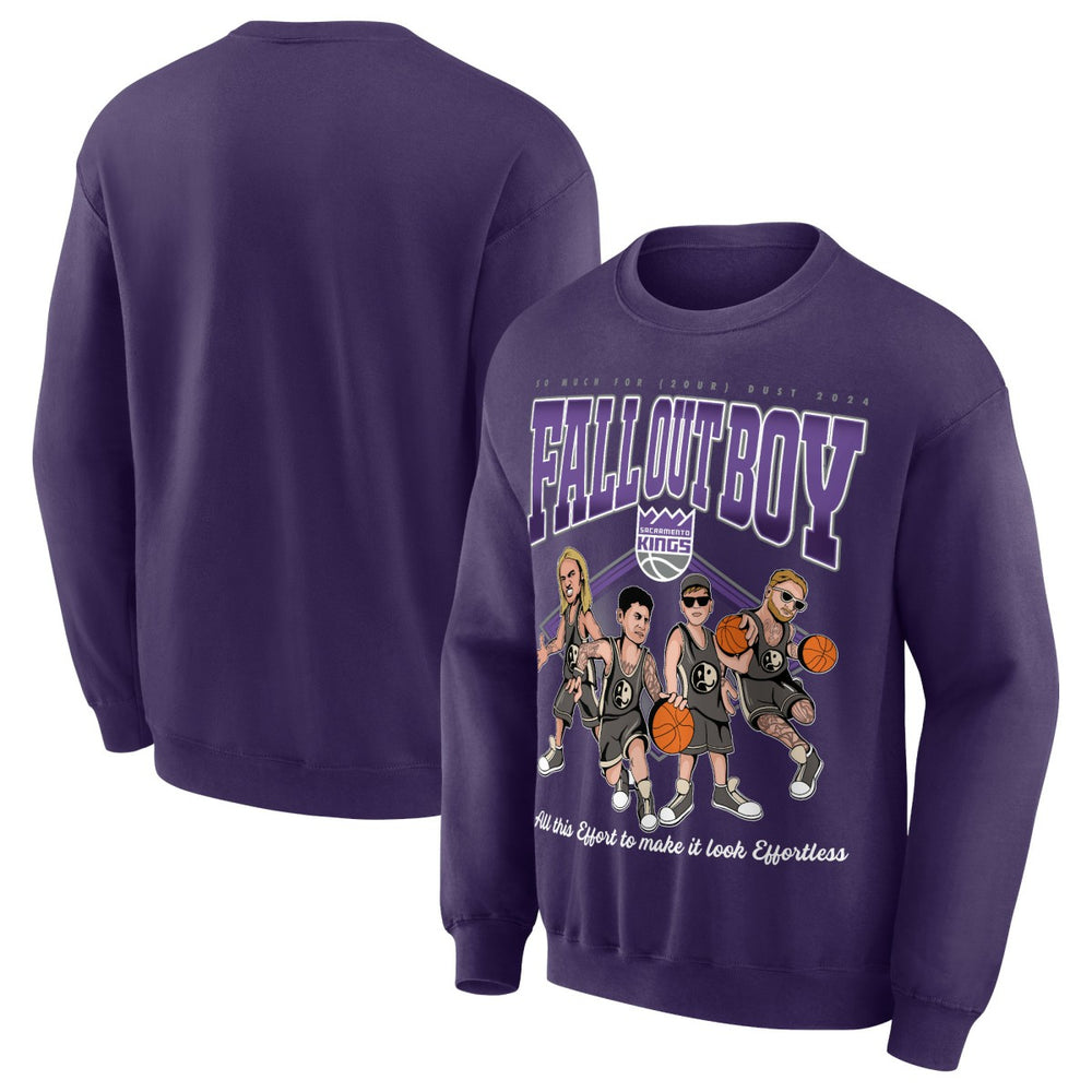 NBA Fall Out Boy x Sacramento Kings Unisex So Much For (2our) Dust Pullover Sweatshirt