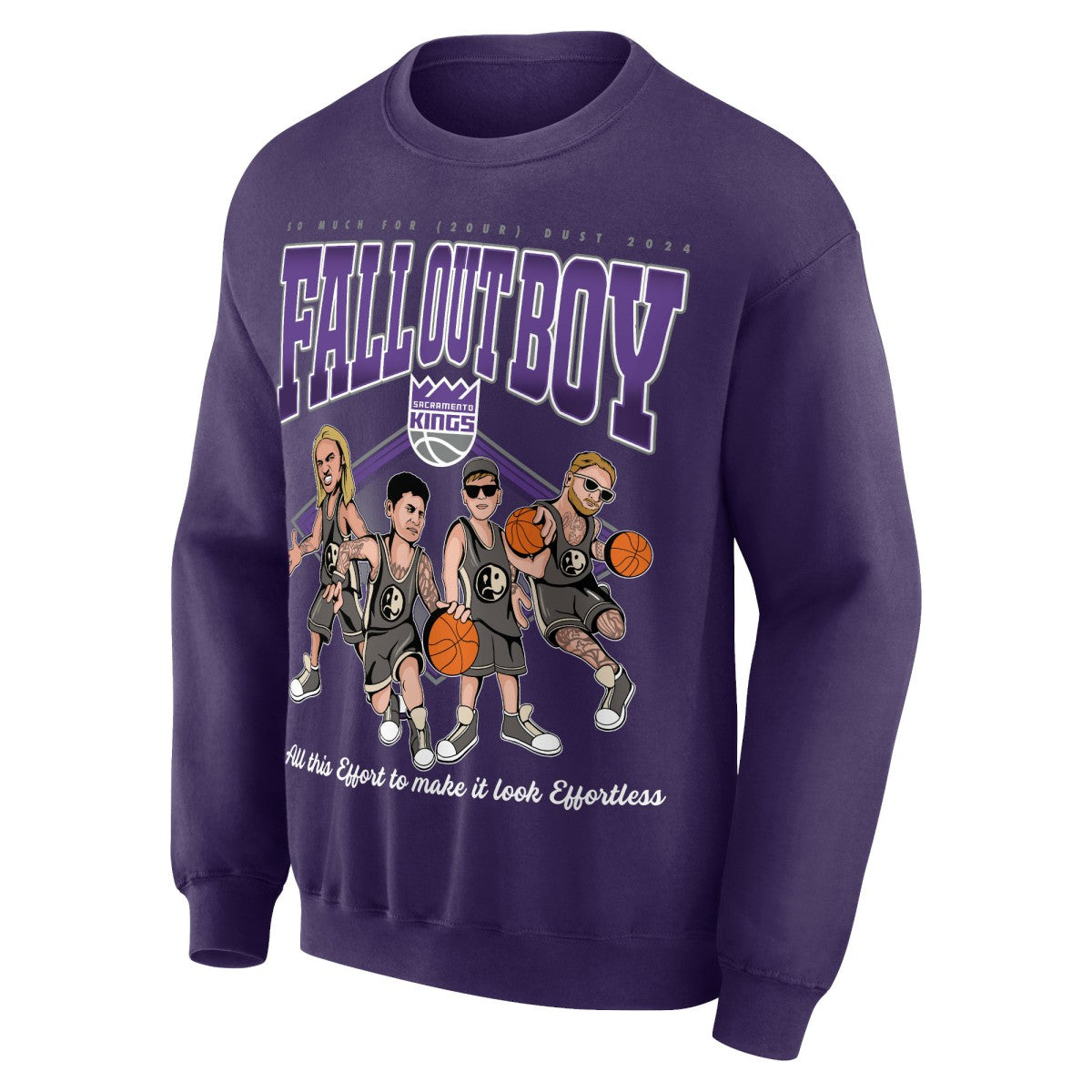 NBA Fall Out Boy x Sacramento Kings Unisex So Much For (2our) Dust Pullover Sweatshirt