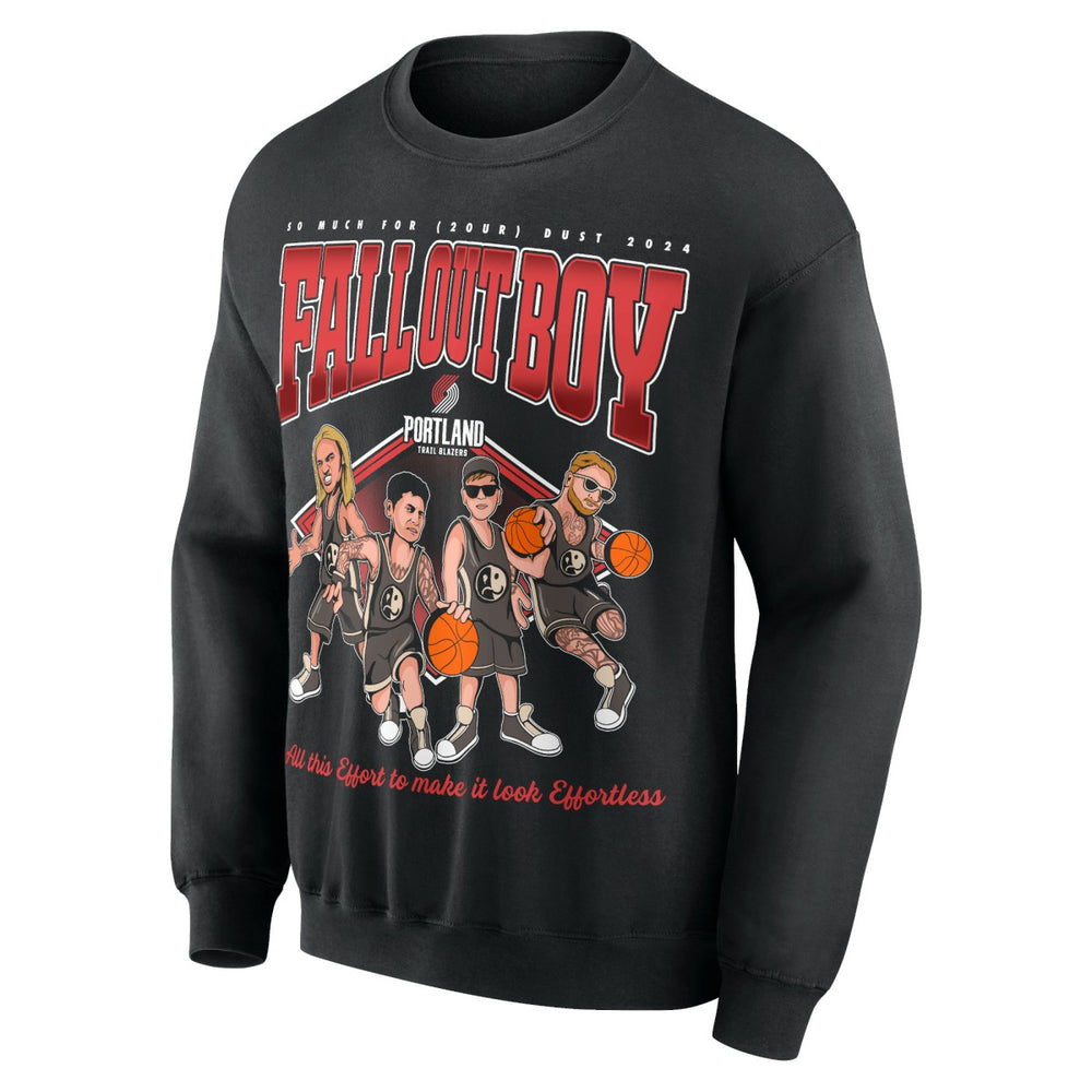 NBA Fall Out Boy x Portland Trail Blazers Unisex So Much For (2our) Dust Pullover Sweatshirt