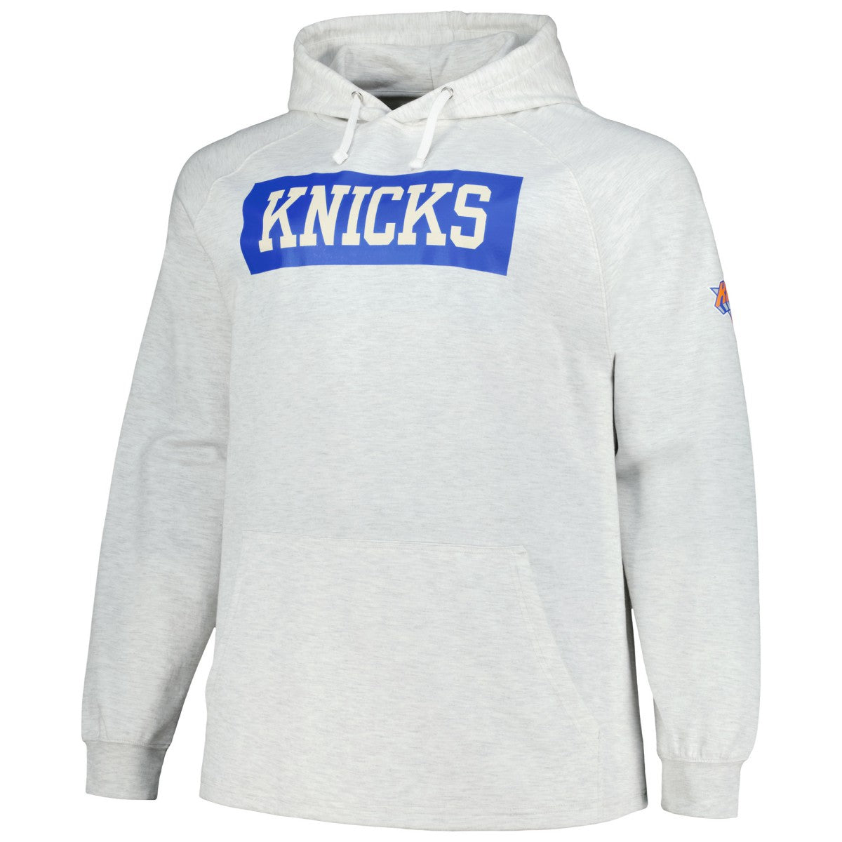NBA New York Knicks Big & Tall Raglan Tri-Blend Pullover Hoodie