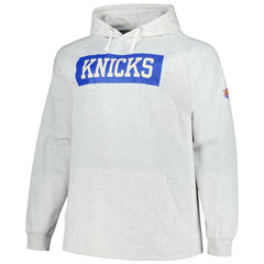 NBA New York Knicks Big & Tall Raglan Tri-Blend Pullover Hoodie