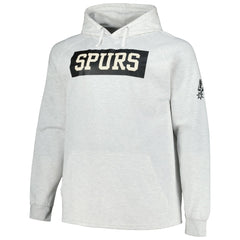 NBA San Antonio Spurs Big & Tall Raglan Tri-Blend Pullover Hoodie