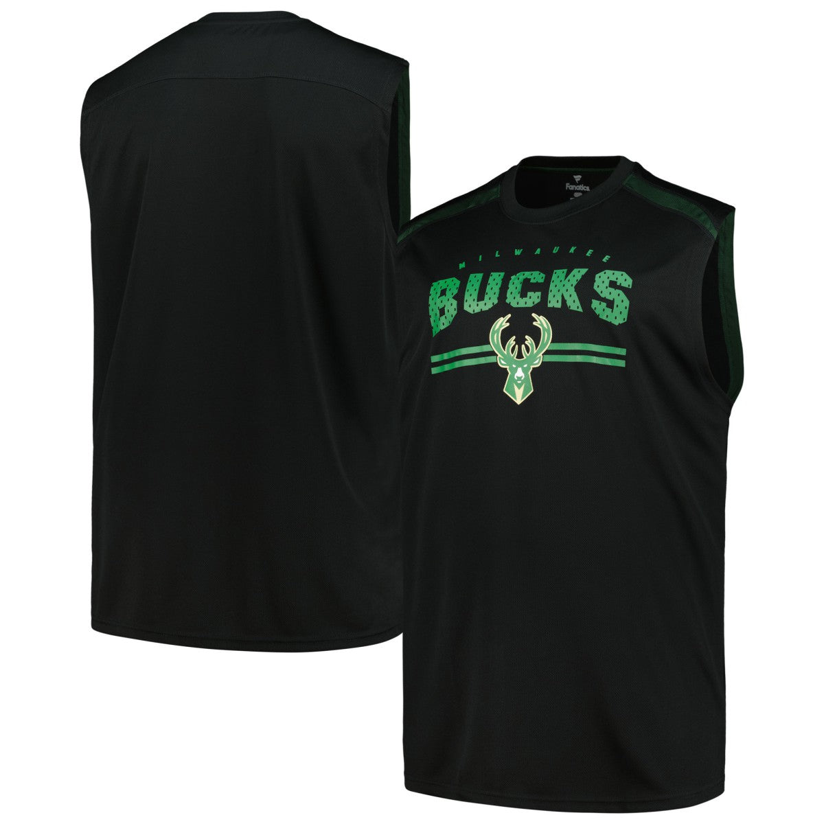 NBA Milwaukee Bucks Big & Tall Birdseye Muscle Tank Top