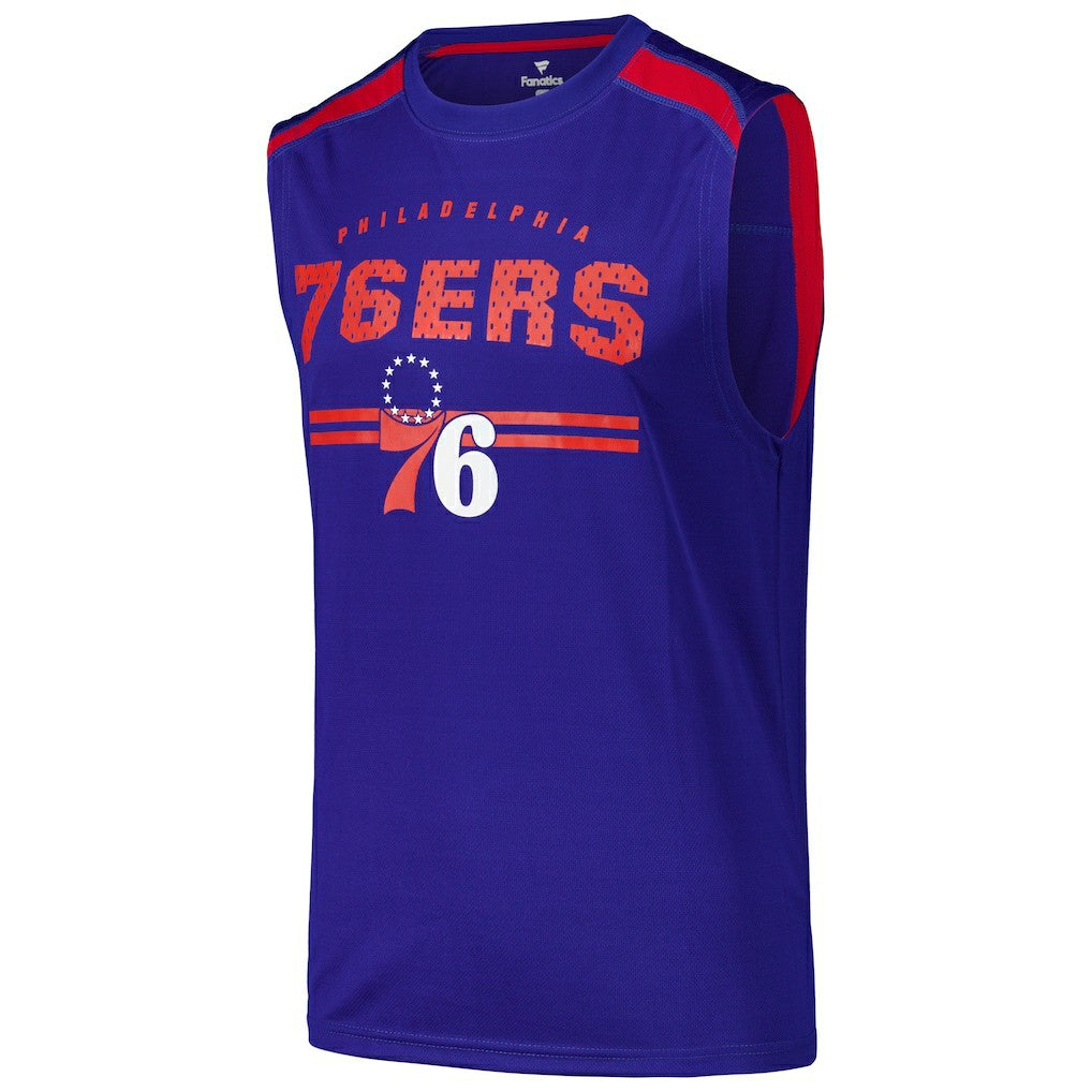 NBA Philadelphia 76ers Birdseye Muscle Tank Top