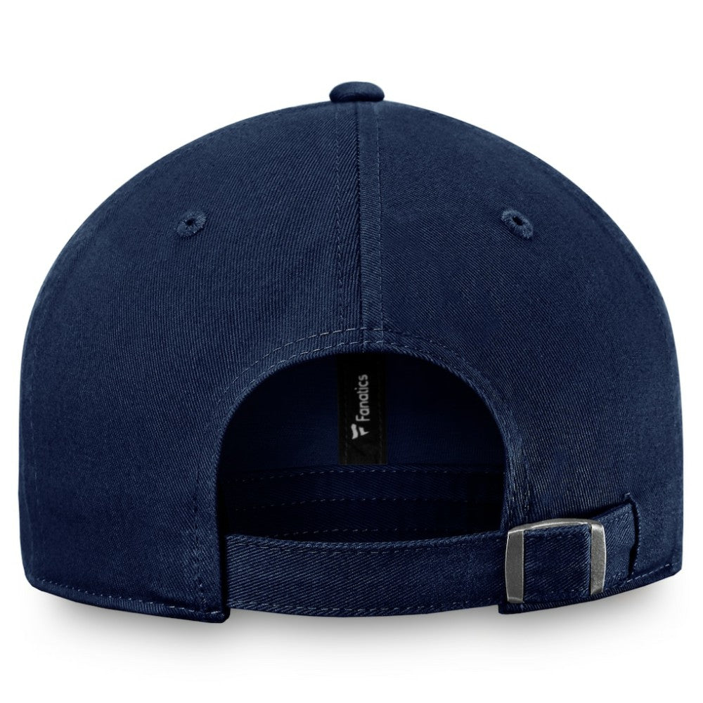 NHL Deep Sea Blue Seattle Kraken Fanatics Core Primary Logo Adjustable Hat
