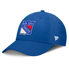 NHL Royal New York Rangers Fanatics Core Primary Logo Flex Hat