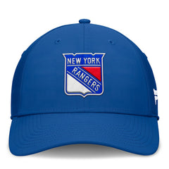 NHL Royal New York Rangers Fanatics Core Primary Logo Flex Hat