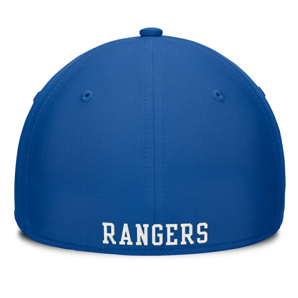 NHL Royal New York Rangers Fanatics Core Primary Logo Flex Hat