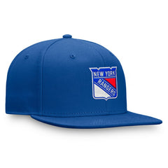 NHL Royal New York Rangers Fanatics Core Primary Logo Fitted Hat