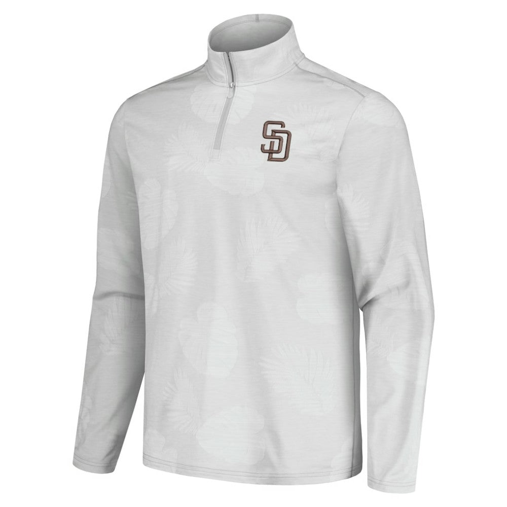 MLB San Diego Padres Tommy Bahama Delray Frond IslandZone Half-Zip Jacket