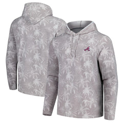 MLB Atlanta Braves Tommy Bahama Palm Frenzy Hoodie Long Sleeve T-Shirt