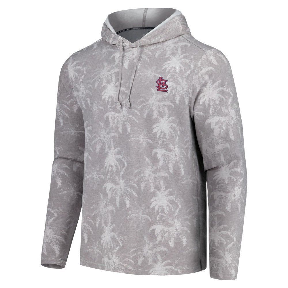 MLB St. Louis Cardinals Tommy Bahama Palm Frenzy Hoodie Long Sleeve T-Shirt