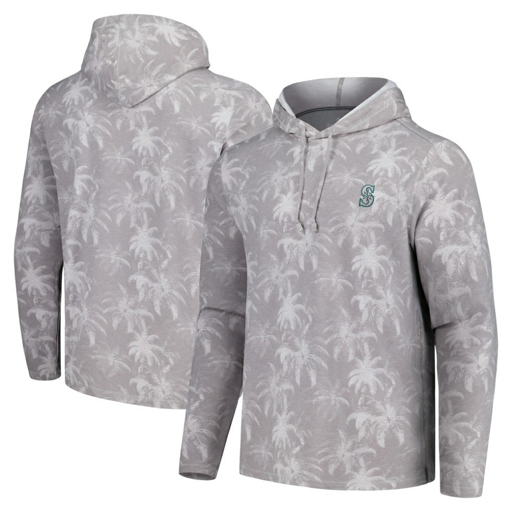 MLB Seattle Mariners Tommy Bahama Palm Frenzy Hoodie Long Sleeve T-Shirt