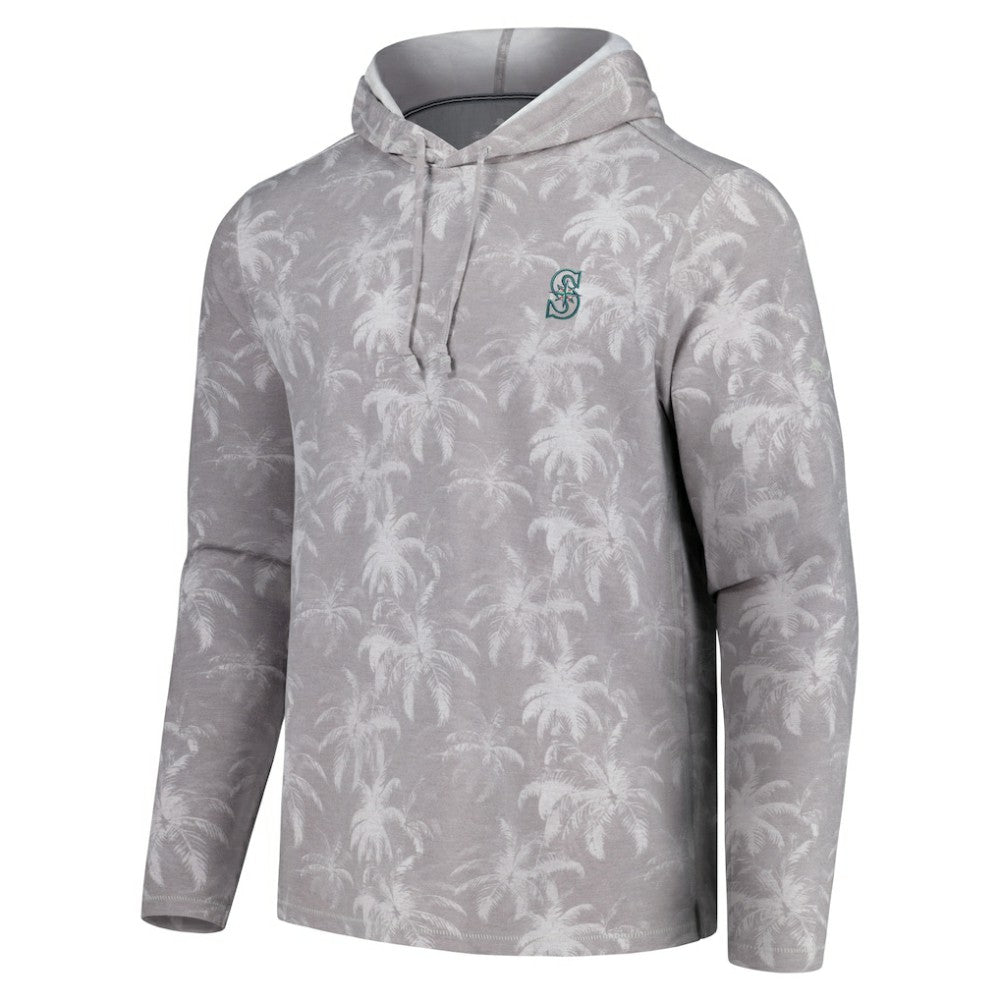 MLB Seattle Mariners Tommy Bahama Palm Frenzy Hoodie Long Sleeve T-Shirt