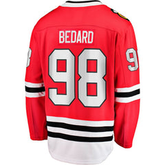 NHL Red Connor Bedard Chicago Blackhawks Fanatics Home Breakaway Player Jersey