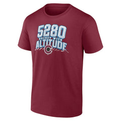 NHL Burgundy Colorado Avalanche Fanatics Local T-Shirt