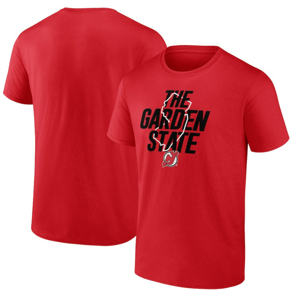NHL Red New Jersey Devils Fanatics Local T-Shirt