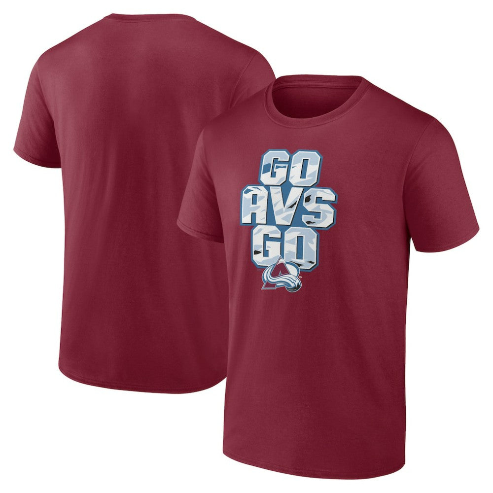 NHL Burgundy Colorado Avalanche Fanatics Local T-Shirt