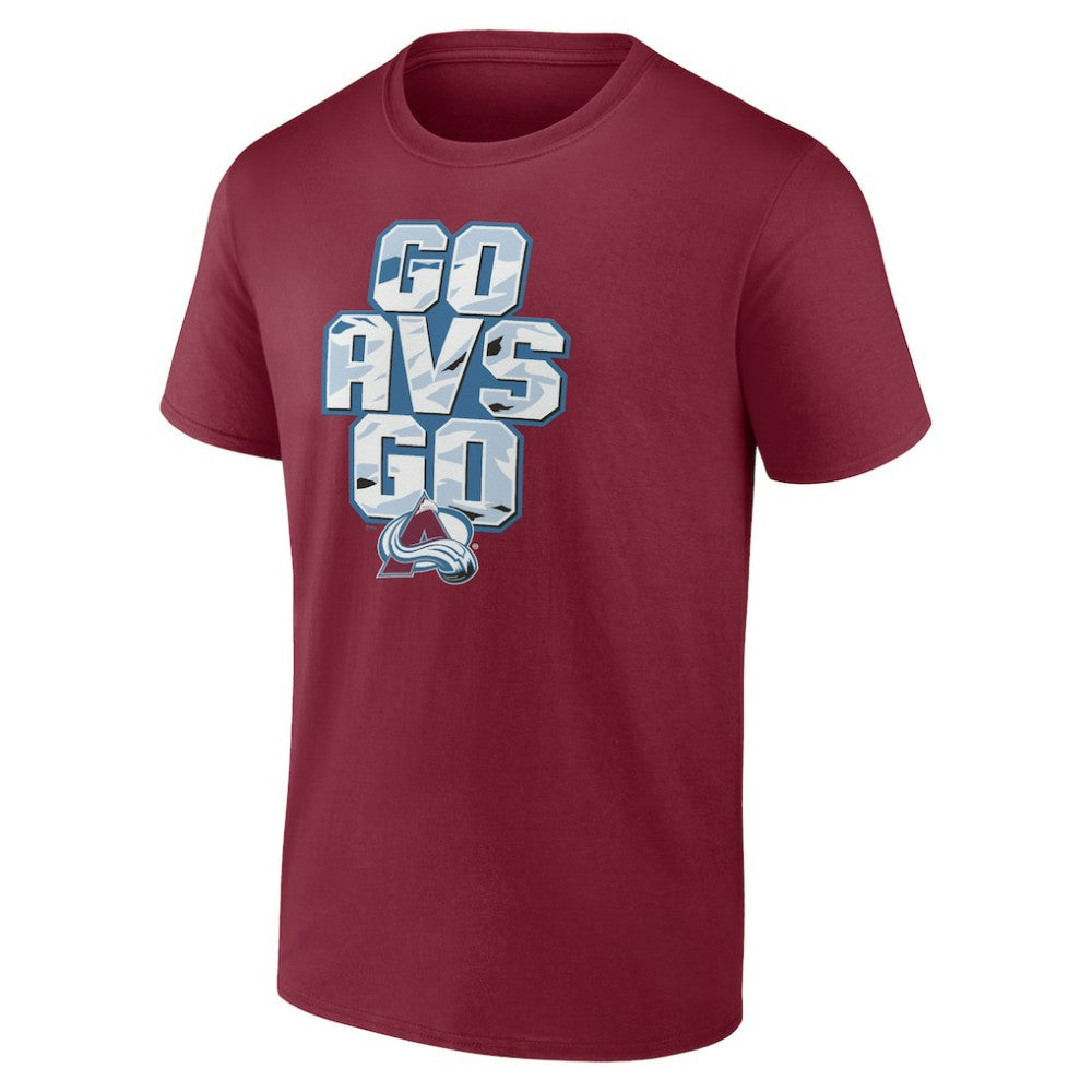 NHL Burgundy Colorado Avalanche Fanatics Local T-Shirt