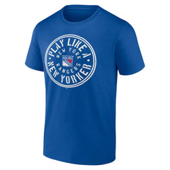 NHL Blue New York Rangers Fanatics Local T-Shirt
