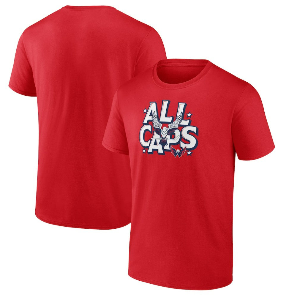 NHL Red Washington Capitals Fanatics Local Domain T-Shirt