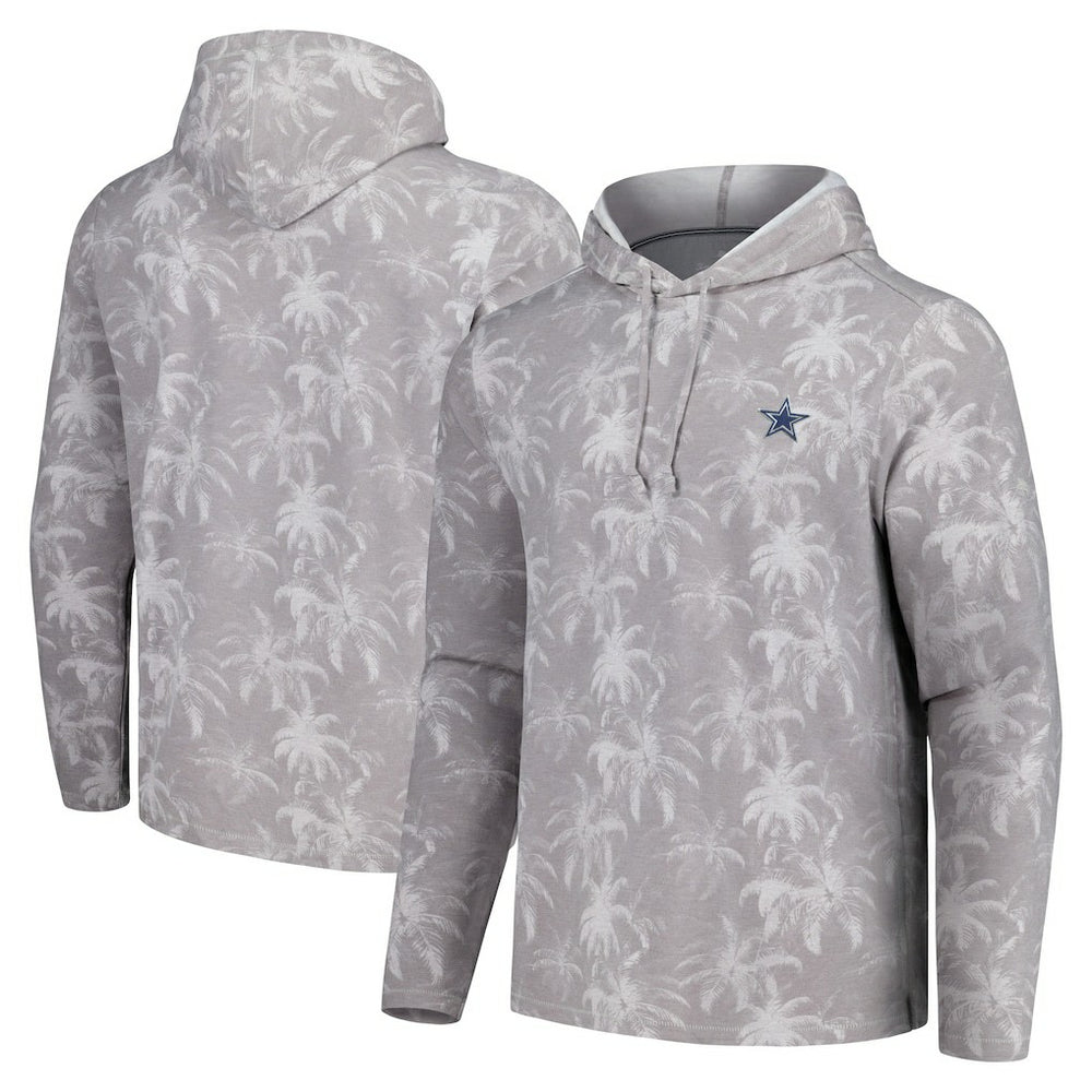 Palm Frenzy Hoodie Long Sleeve T-Shirt - Dallas Cowboys