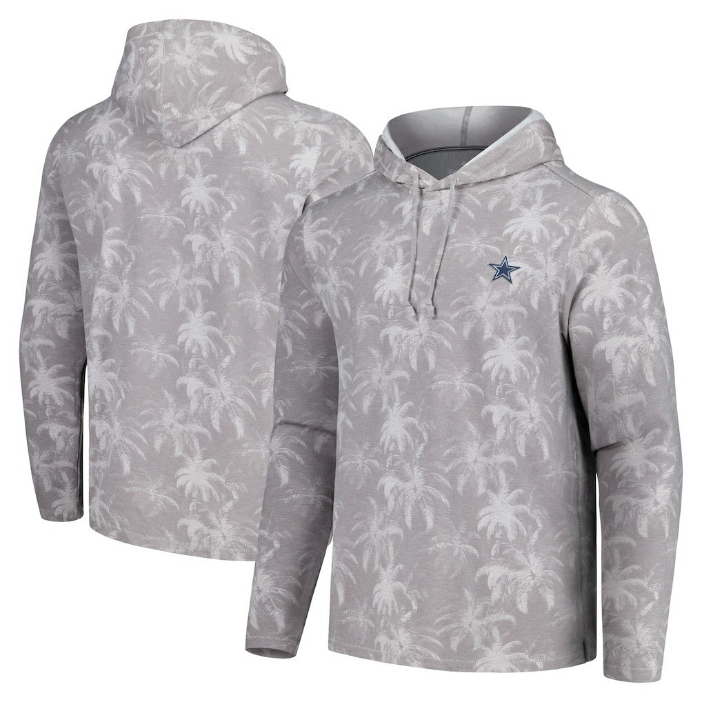 Palm Frenzy Hoodie Long Sleeve T-Shirt - Dallas Cowboys
