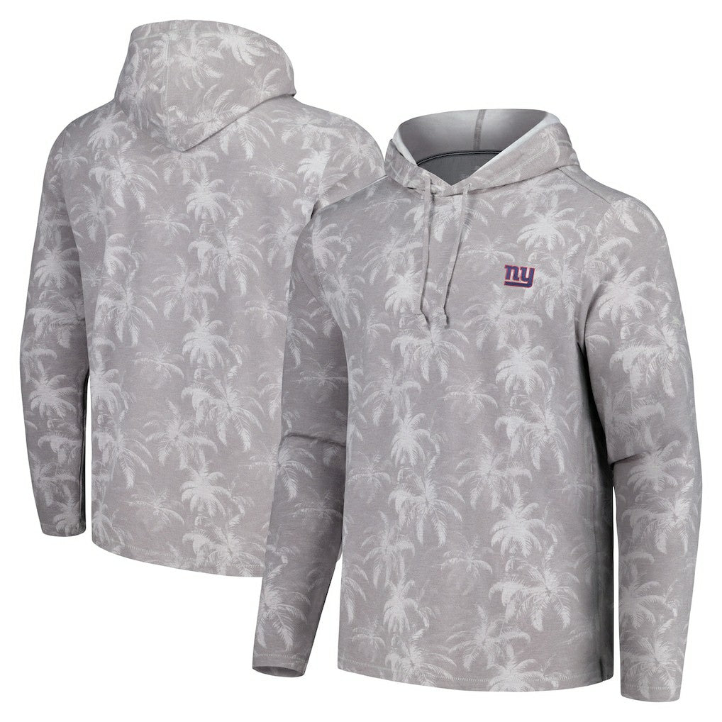 Palm Frenzy Hoodie Long Sleeve T-Shirt - New York Giants
