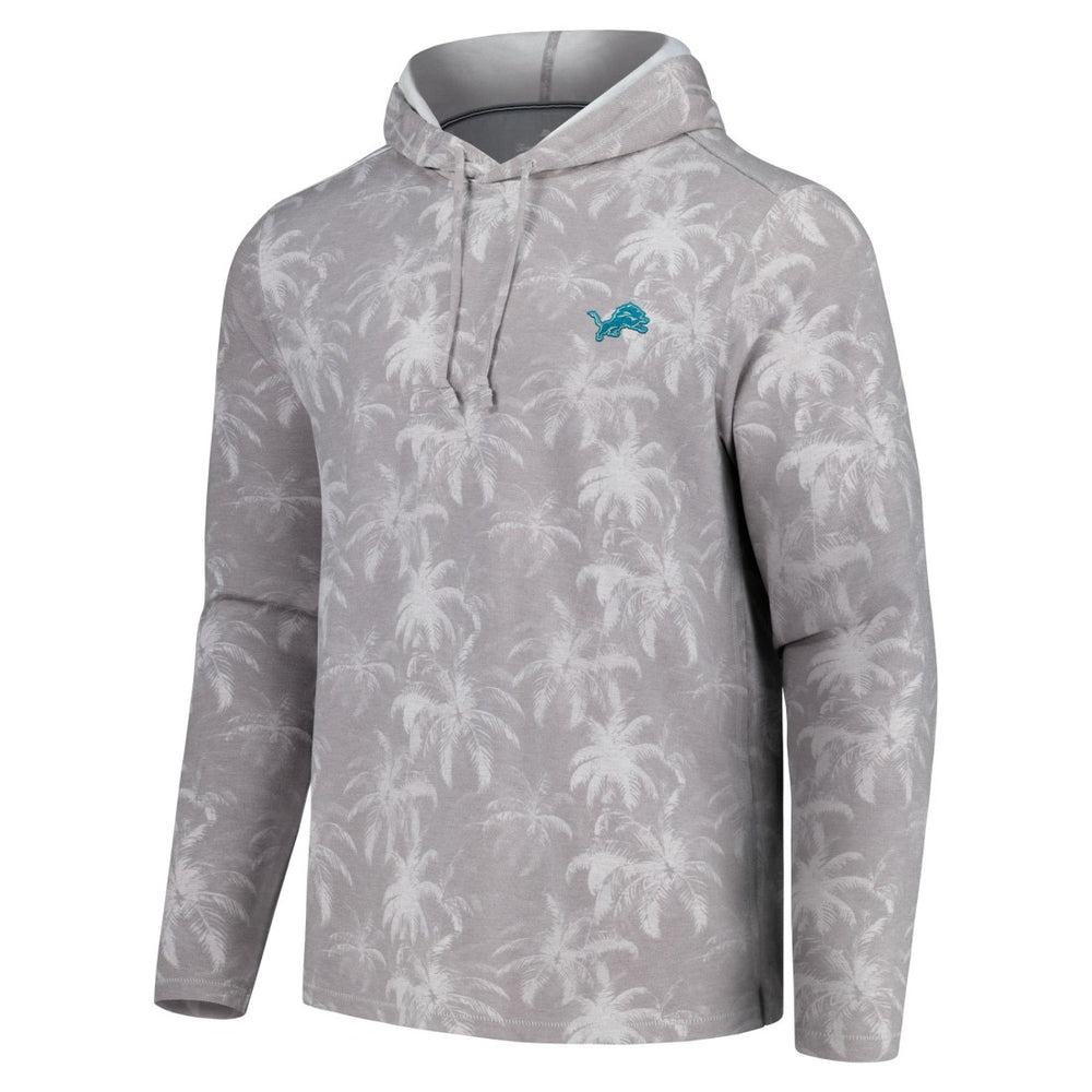 Palm Frenzy Hoodie Long Sleeve T-Shirt - Detroit Lions