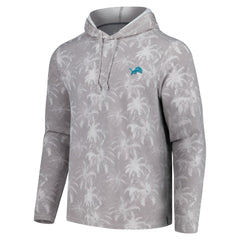 Palm Frenzy Hoodie Long Sleeve T-Shirt - Detroit Lions