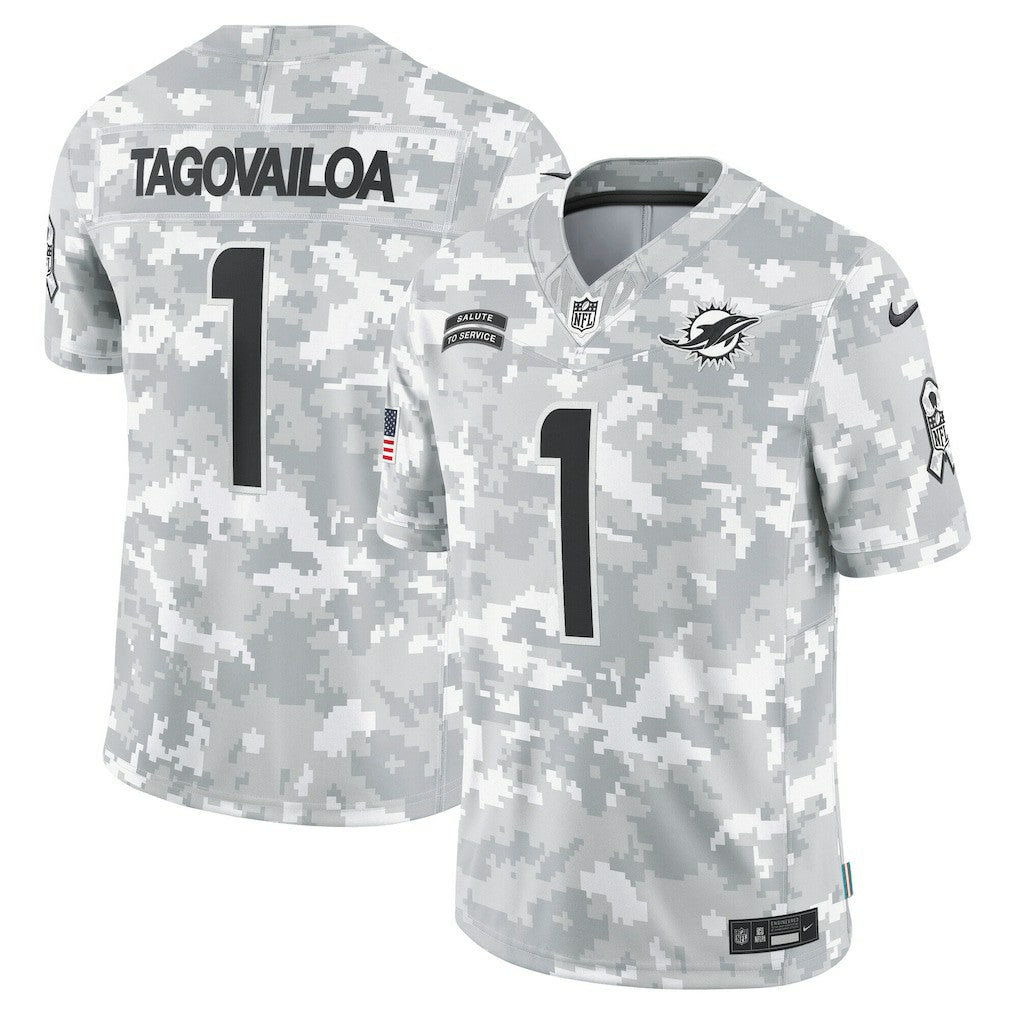 Tua Tagovailoa  2024 Salute to Service Limited Jersey - Miami Dolphins